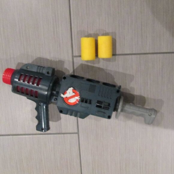 80s COSPLAY Vintage 1984 GHOSTBUSTERS GHOST POPPER Toy Gun with 2 bullets WORKS - Picture 1 of 5
